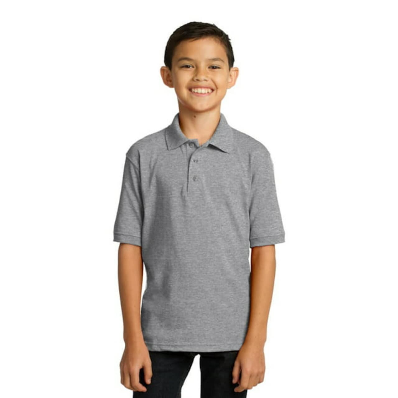 Kids Half Sleeve Polo T-Shirts – 100% Cotton, Soft & Breathable Fabric, Boys' Casual Wear, Youth Classic Fit, Durable & Stylish School Uniform Tee